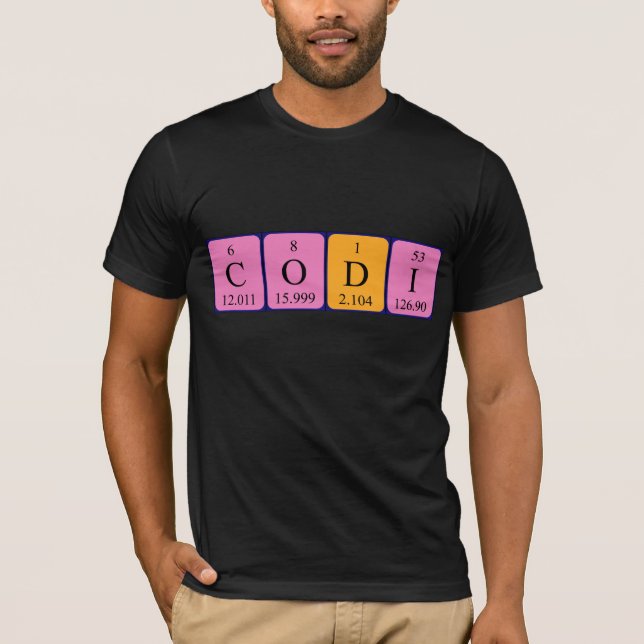 Codi Periodenname Shirt (Vorderseite)