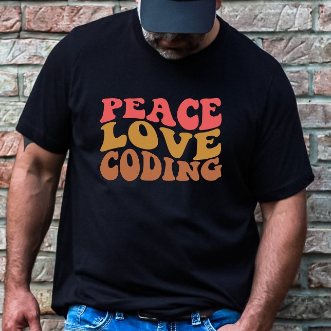Codierung der Retro-Liebe T-Shirt (Von Creator hochgeladen)