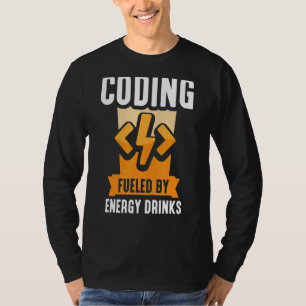 Codierung durch Energy Drinks Code Coder Programm T-Shirt