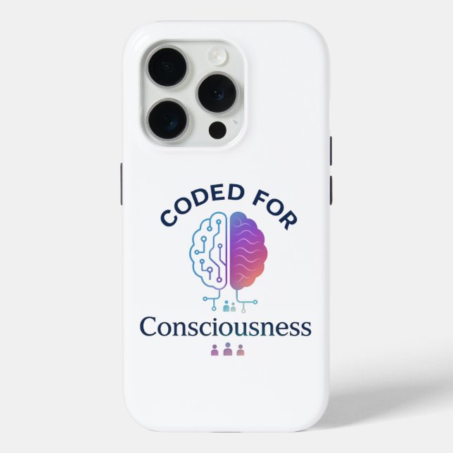 Codierung für Bewusstsein KI Computerwissenschafts Case-Mate iPhone Hülle (Rückseite)