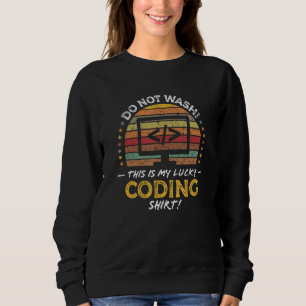 Codierungs-Computer-Coder-Entwickler-Zitat-Grafik Sweatshirt