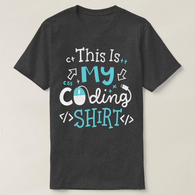 Codierungsrechner 1 T-Shirt (Design vorne)