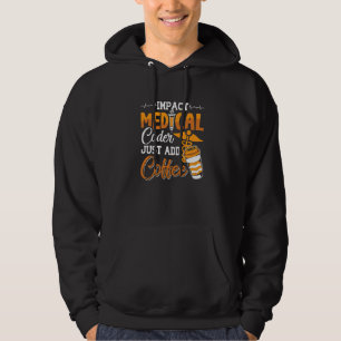 Coding Assistant Programmer Medical Coder einfach Hoodie