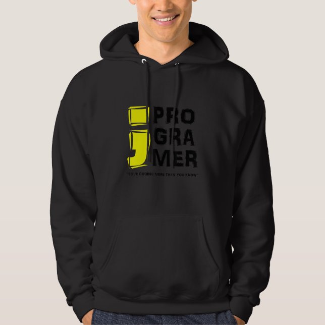 Coding Computer Programmer Liebe Coding more als Y Hoodie (Vorderseite)