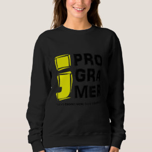 Coding Computer Programmer Liebe Coding more als Y Sweatshirt