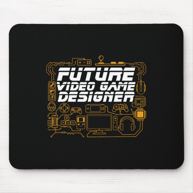 Coding Gamer von Future Video Game Designer Mousepad (Vorne)