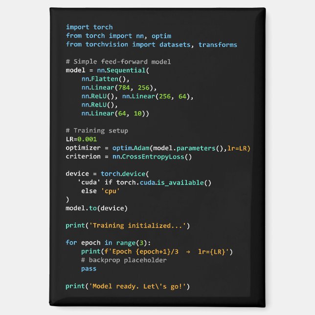 Coding Humor - Entwicklerlogik und Tech-Leben Magnet (Vorderseite)