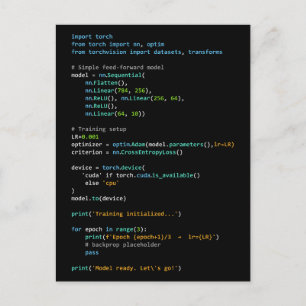 Coding Humor - Entwicklerlogik und Tech-Leben Postkarte