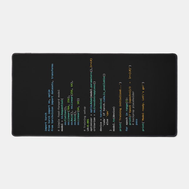 Coding Humor - Entwicklerlogik und Tech-Leben Schreibtischunterlage (Vorderseite)
