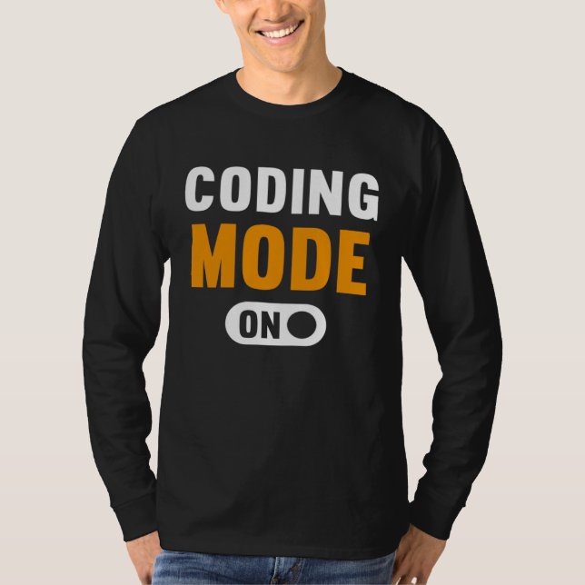 Coding Mode on T-Shirt (Vorderseite)
