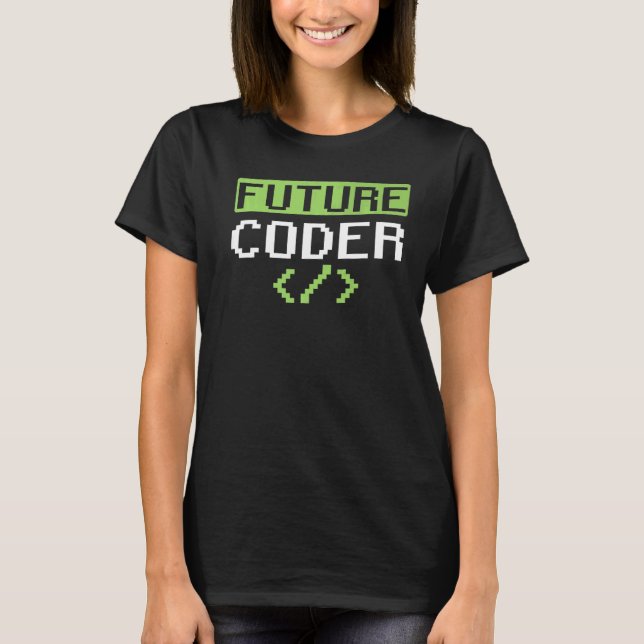 Coding-Programmierer für zukünftige Redewendungen T-Shirt (Vorderseite)