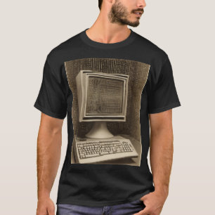 Coding-Programmierer-Vintage-Computer-Binärer Code T-Shirt