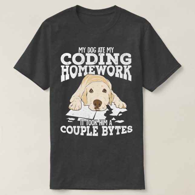 Coding Student Gift für Computerwissenschaftsprogr T-Shirt (Design vorne)