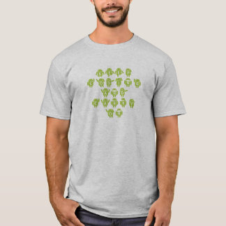 Coding und Carry On behalten (Bug Droid Schriftart T-Shirt