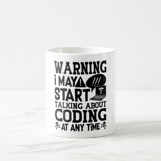 Coding Warnungen für medizinische Coder Ich kann a Kaffeetasse (Mittel)