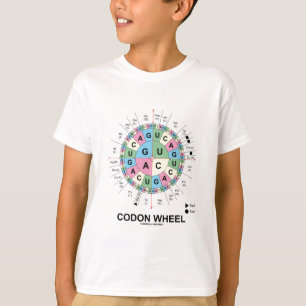 Codon Wheel (RNA Codons Amino Acids) T-Shirt