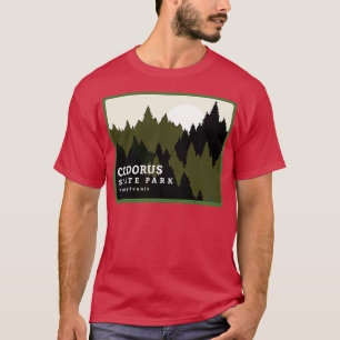 Codorus Staat Park Pennsylvania Wald Sunrise T-Shirt
