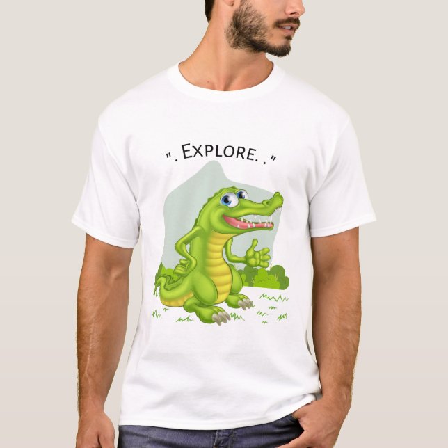 Codrille erkunden T-Shirt (Vorderseite)