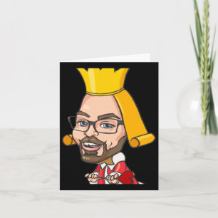 Cody in Wonderland Portrait Sticker Karte