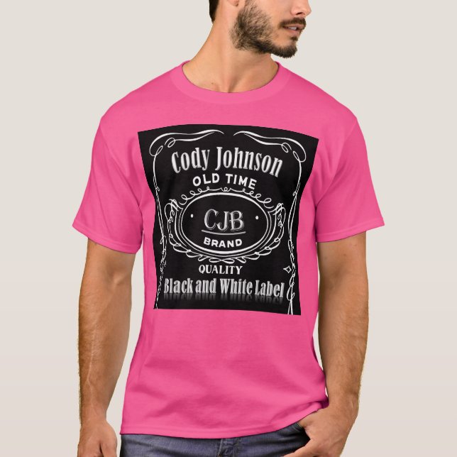 Cody Johnson - Schwarz-Weiß-Label-Album 2011 T-Shirt (Vorderseite)