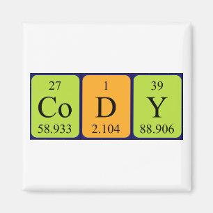 Cody Periodenmagnet Magnet