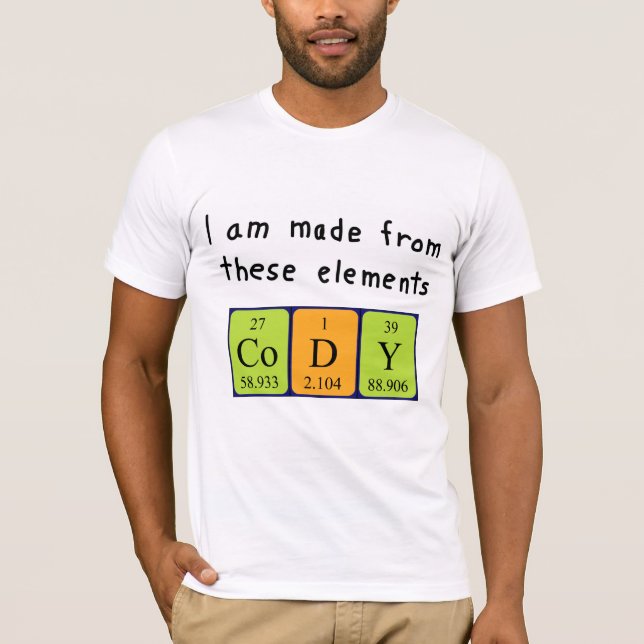 Cody Periodenname Shirt (Vorderseite)