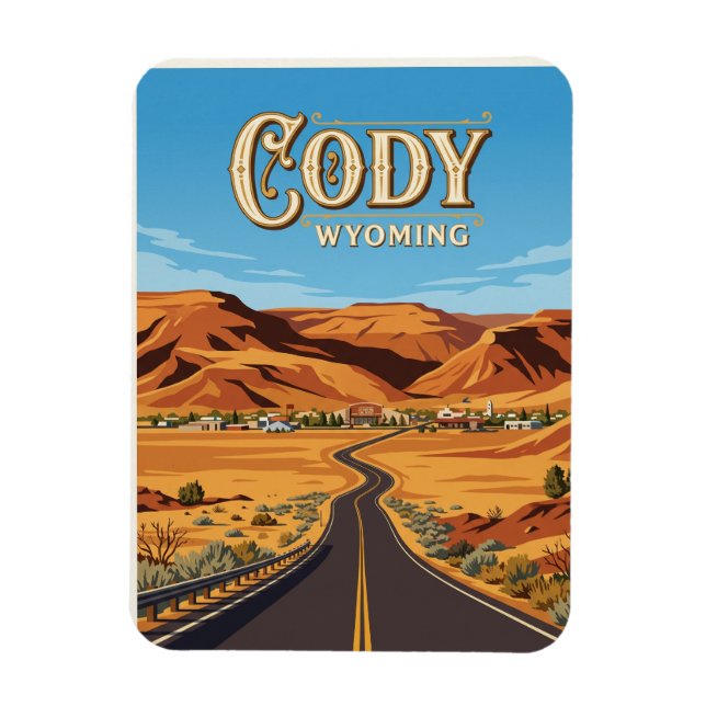Cody USA Magnet (Vertikal)