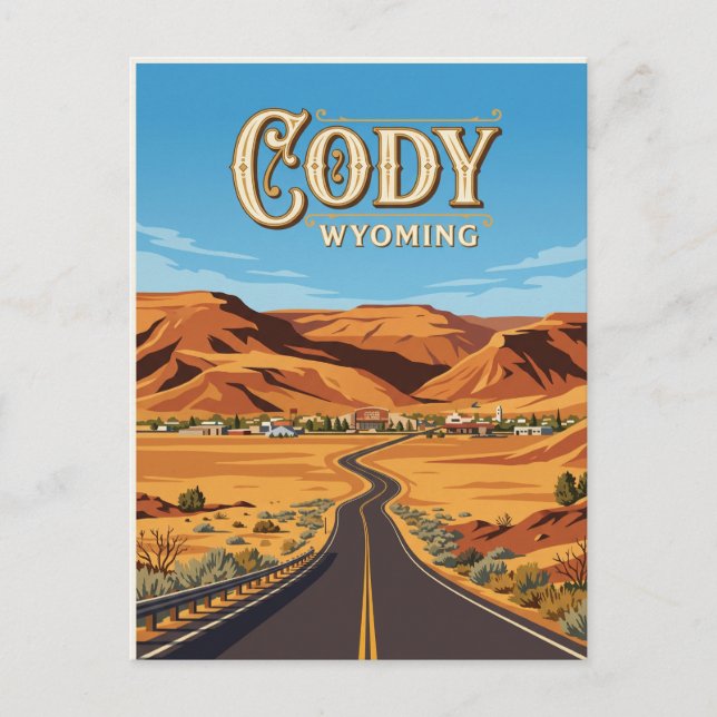 Cody USA Postkarte (Vorderseite)