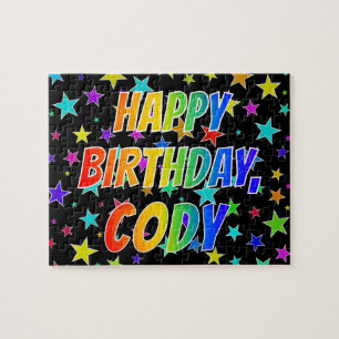 "CODY" Vorname, Spaß "GLÜCKLICHER BIRTHTAG" Puzzle