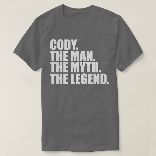 CodyCody Name Cody Vorname T-Shirt (Design vorne)