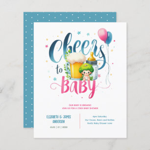 COED Baby Brewing Beers Flaschen Paare Dusche