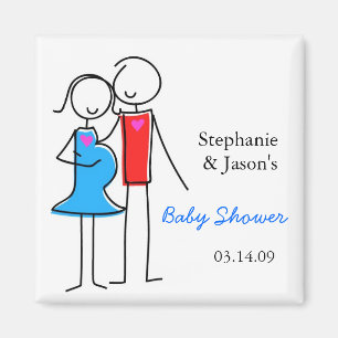 Coed Baby Shooter Magnet, Boy Magnet