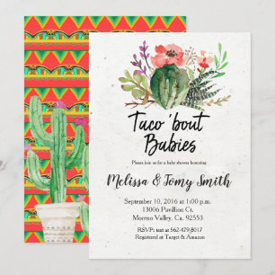 Coed-Babypartykaktus Einladung
