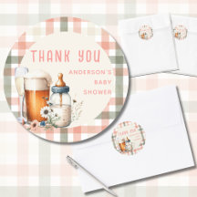 COED Cheers Baby Sage Peach Flaschen Brauen Dusche