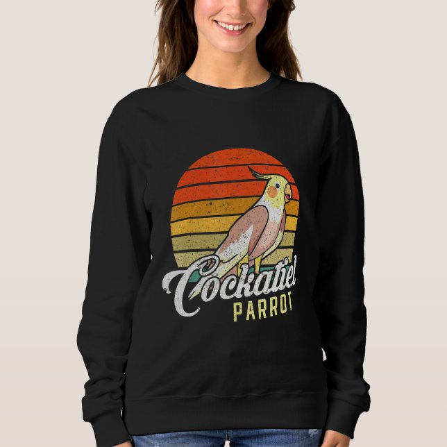 Coekatiel Parrot Bird Design Bird Sweatshirt (Vorderseite)