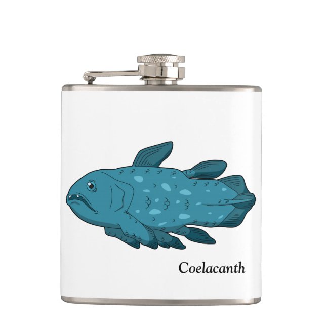 Coelacanth Flachmann (Vorderseite)