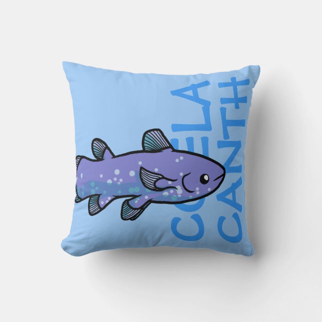 Coelacanth Kissen (Vorderseite)