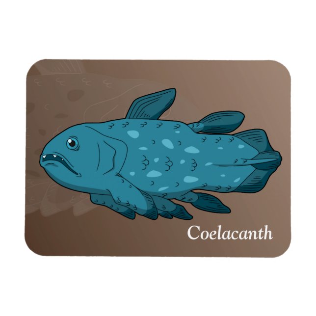 Coelacanth Magnet (Horizontal)
