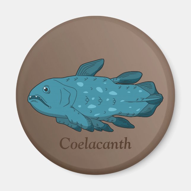 Coelacanth Magnet (Vorne)