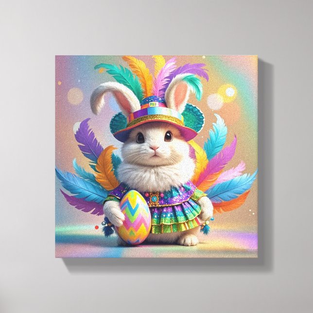 Coelho carnavalesco  leinwanddruck (Vorderseite)