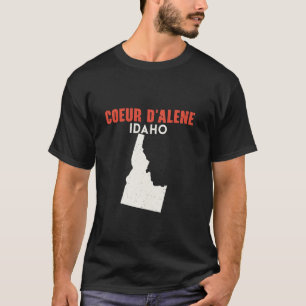 Coeur d Alene Idaho USA Staat America Travel Idaho T-Shirt