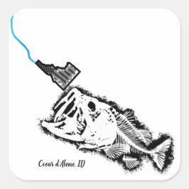 COEUR D'ALENE - EINE SCHLECHTE GRUNDLAGE FÜR EINEN QUADRATISCHER AUFKLEBER