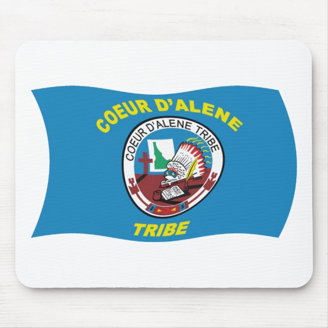 Coeur d'Alene Flag Mousepad (Vorne)