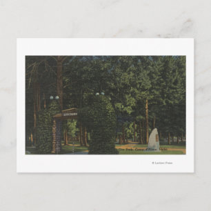 Coeur d'Alene, ID - Aussicht auf den Stadtpark Postkarte