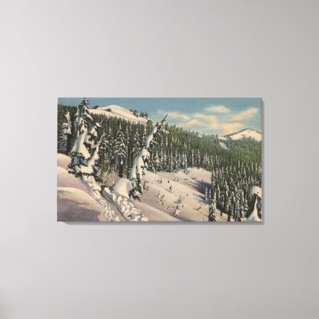 Coeur d'Alene, ID - Coeur d'Alene Leinwanddruck (Vorderseite)