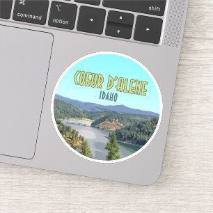 Coeur d'Alene Idaho Souvenir Aufkleber