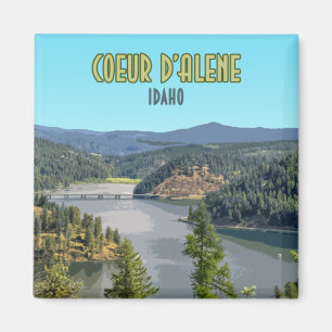 Coeur d'Alene Idaho Souvenir Magnet