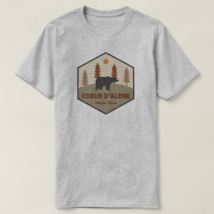 Coeur D'Alene Nationalforst Bär T-Shirt