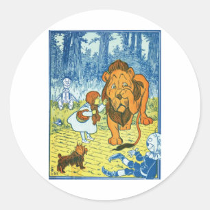 Cofeis Lion Runder Aufkleber
