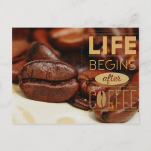 Coffe Life Postkarte